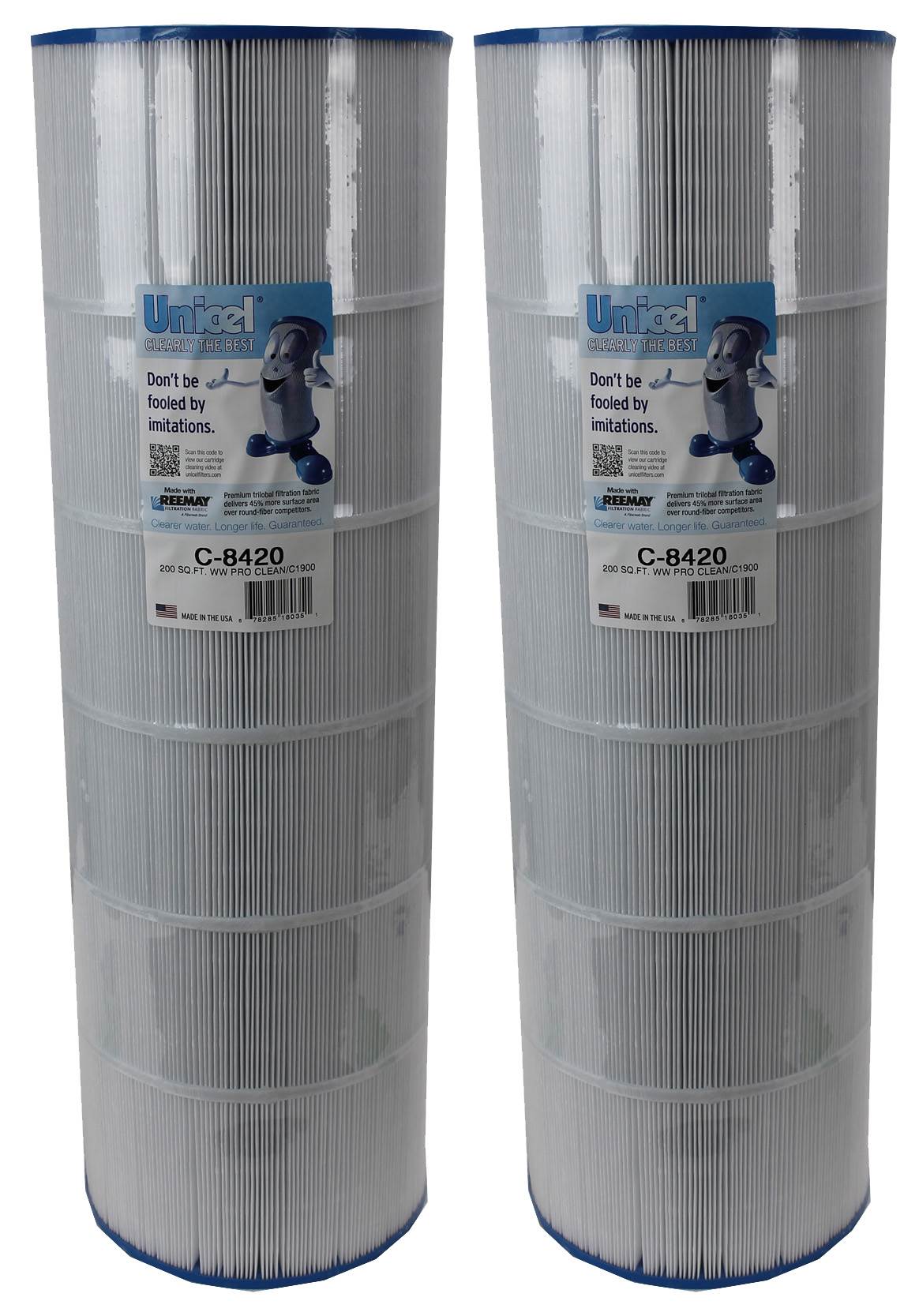 Unicel C-8420 Spa Pool Replacement Cartridge Filters 200 Sq Ft Hayward (2 Pack)