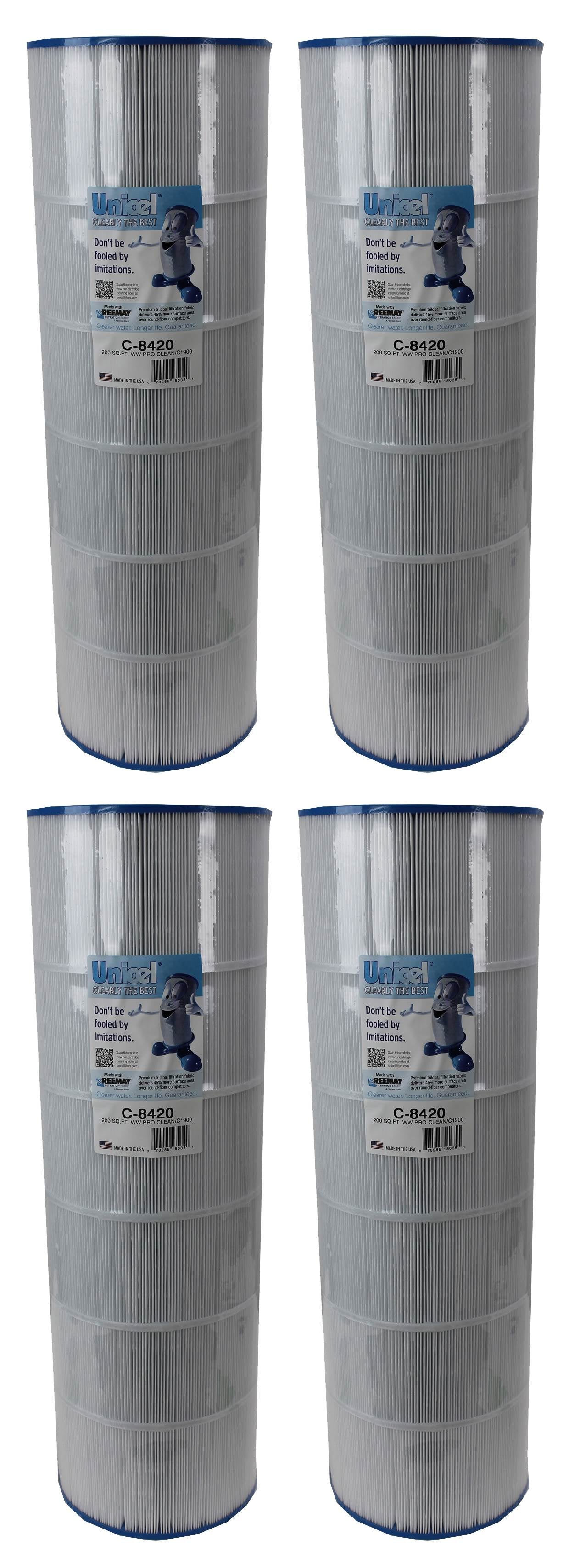 4) NEW Unicel C-8420 Spa Pool Replacement Cartridge Filters 200 Sq Ft Hayward - VMInnovations