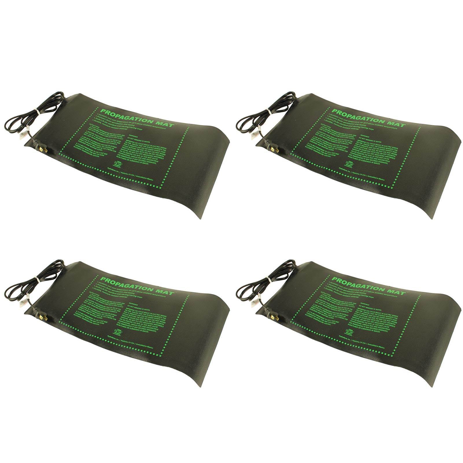 (4) Hydroponic 19006 17W Seed Start Seedling Propagation Heat Mats |8.87 x 19.5"