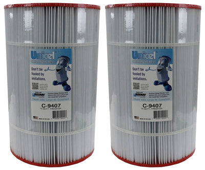 2) Unicel C-9407 Pentair Clean Clear Predator 75 Sq Ft Filter Cartridges R173214