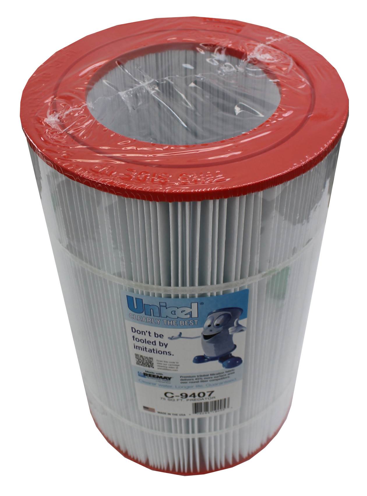 Unicel C-9407 Replacement 75 Sq Ft Pool Spa Filter Cartridge, 171 Pleats, 2 Pack