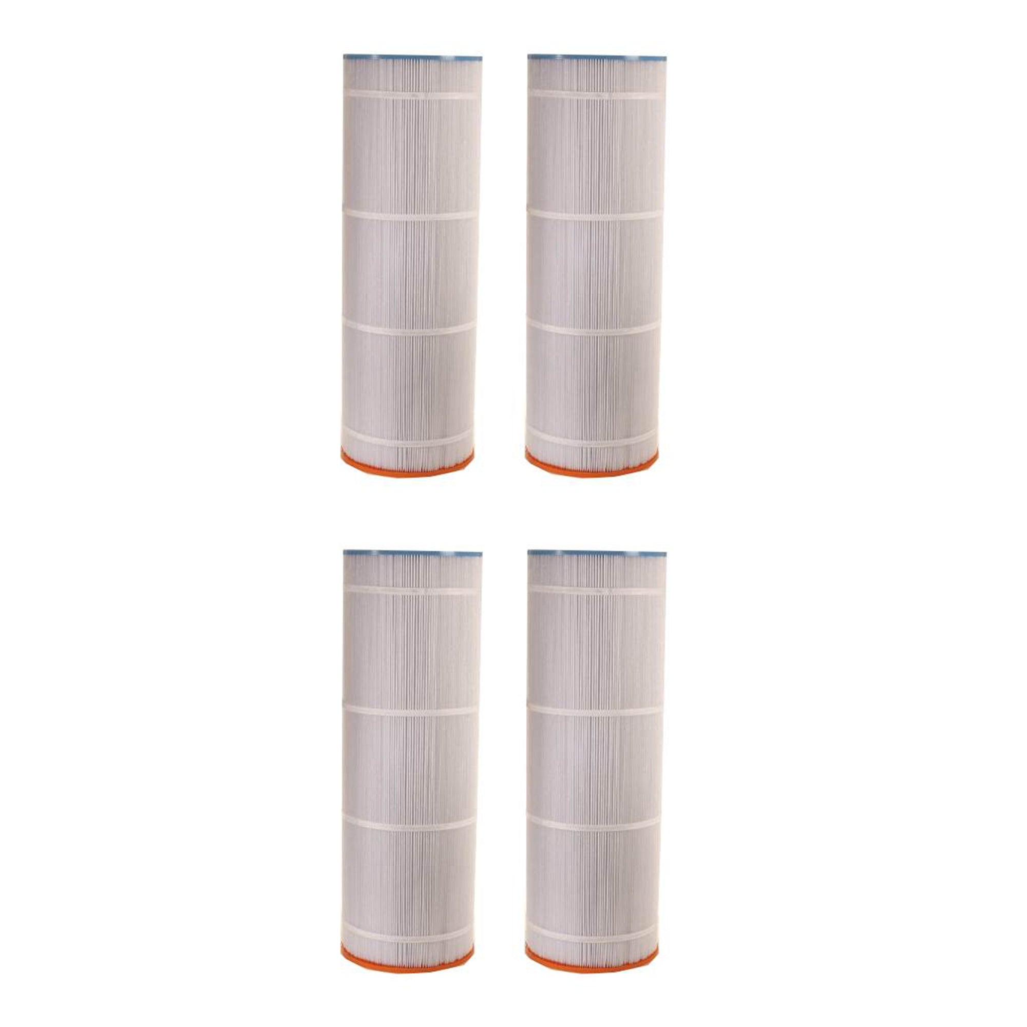 Unicel UHD-SR100 102 SqFt 4 Oz Media Pool Filter Cartridge, 195 Pleats (4 Pack) - VMInnovations