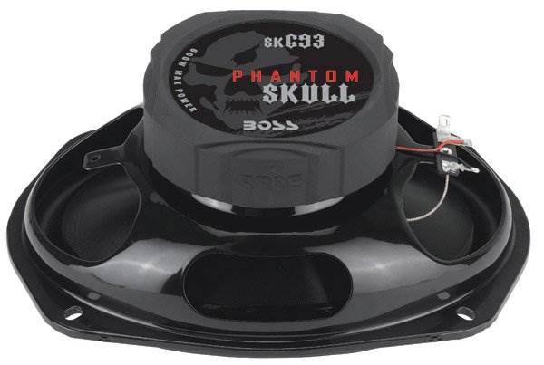 2) Boss SK693 6x9" 600W 3-Way Car Speakers + 2) QTW6X9 Angled 6x9" Speaker Box