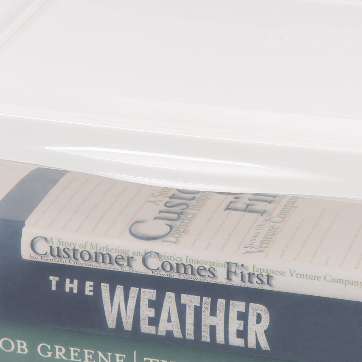 IRIS USA 28 Quart Utility Storage Tote w/ Secure Snap Tight Lid, Clear (10 Pack)