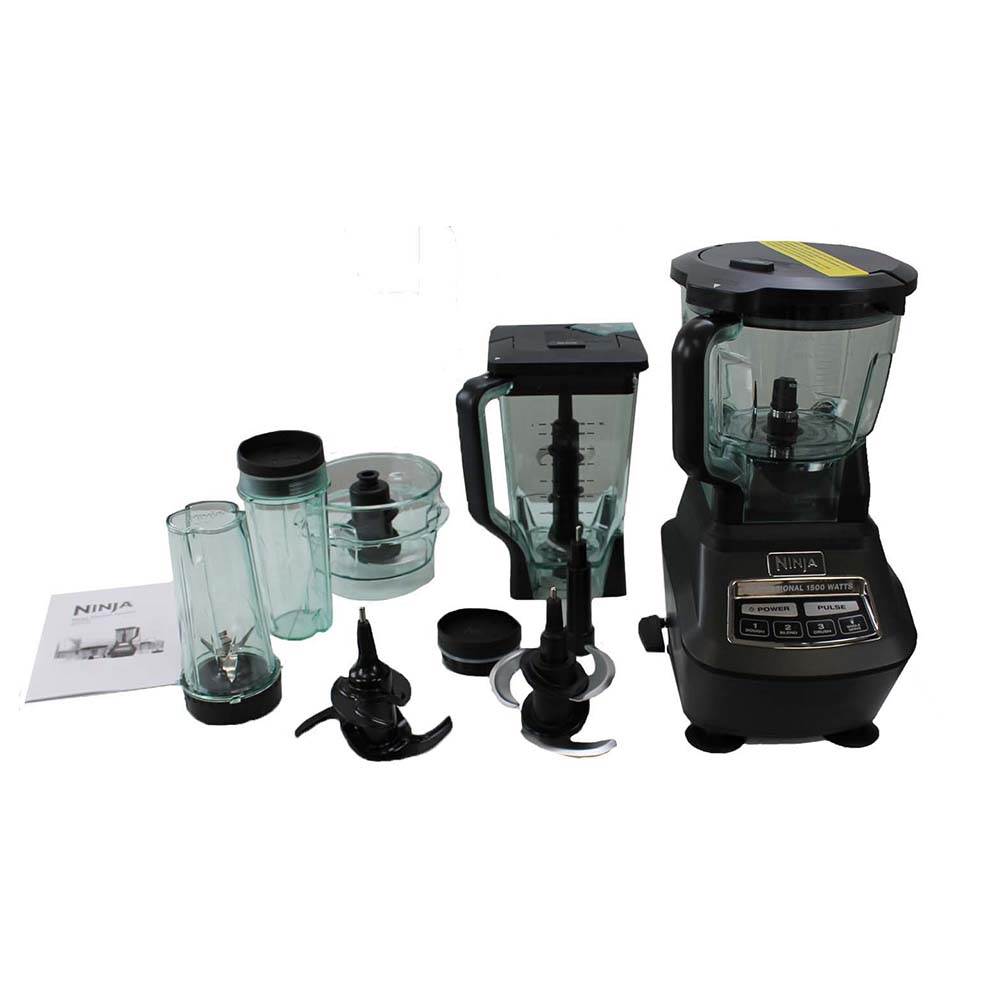 Ninja Mega Kitchen System Blender + Nutri Ninjas & Bowl (Refurbished) | BL771-RB