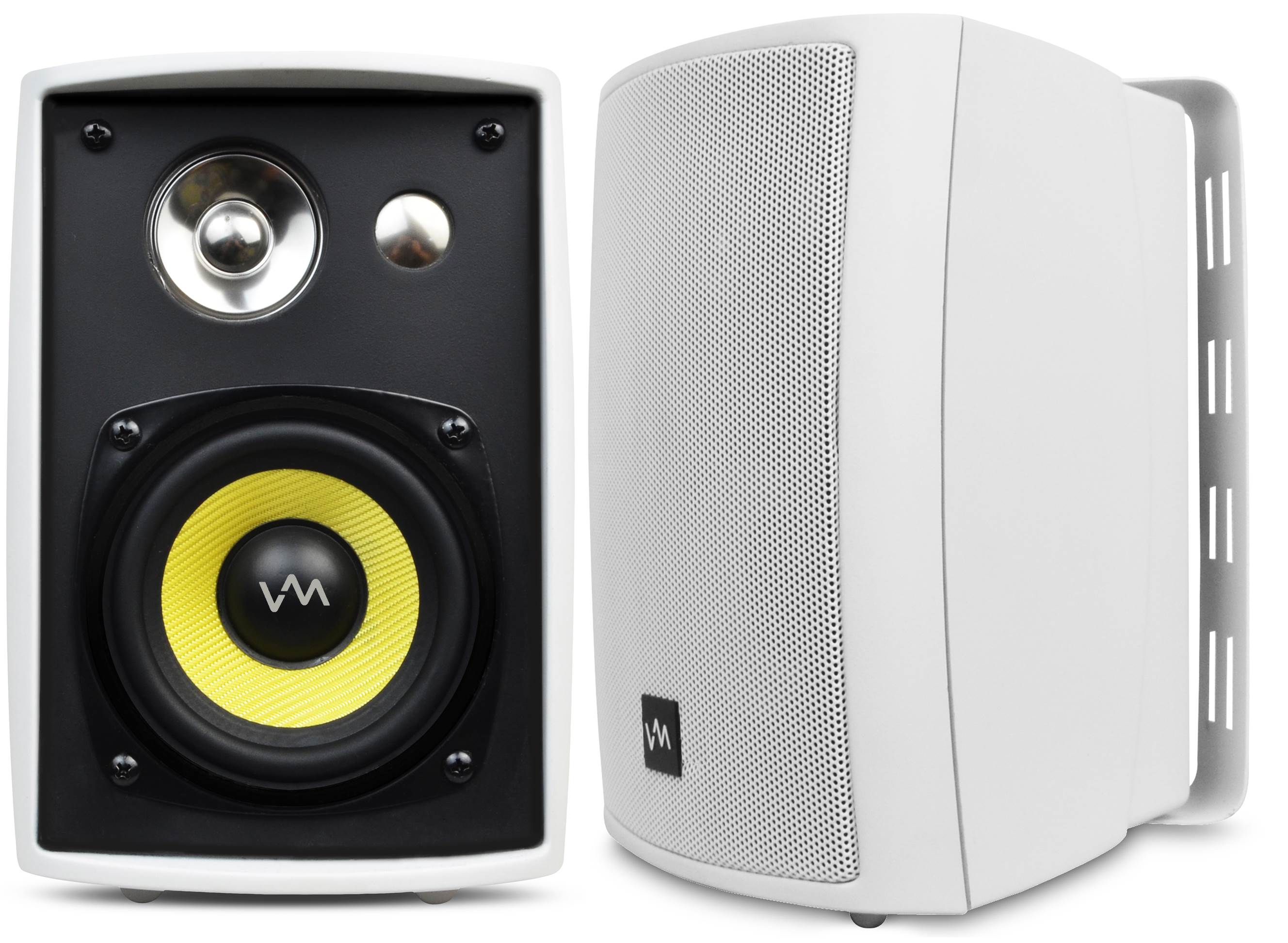 VM Audio High Fidelity EX-WOD4 Pair Waterproof Porch Speakers Set - Open Box