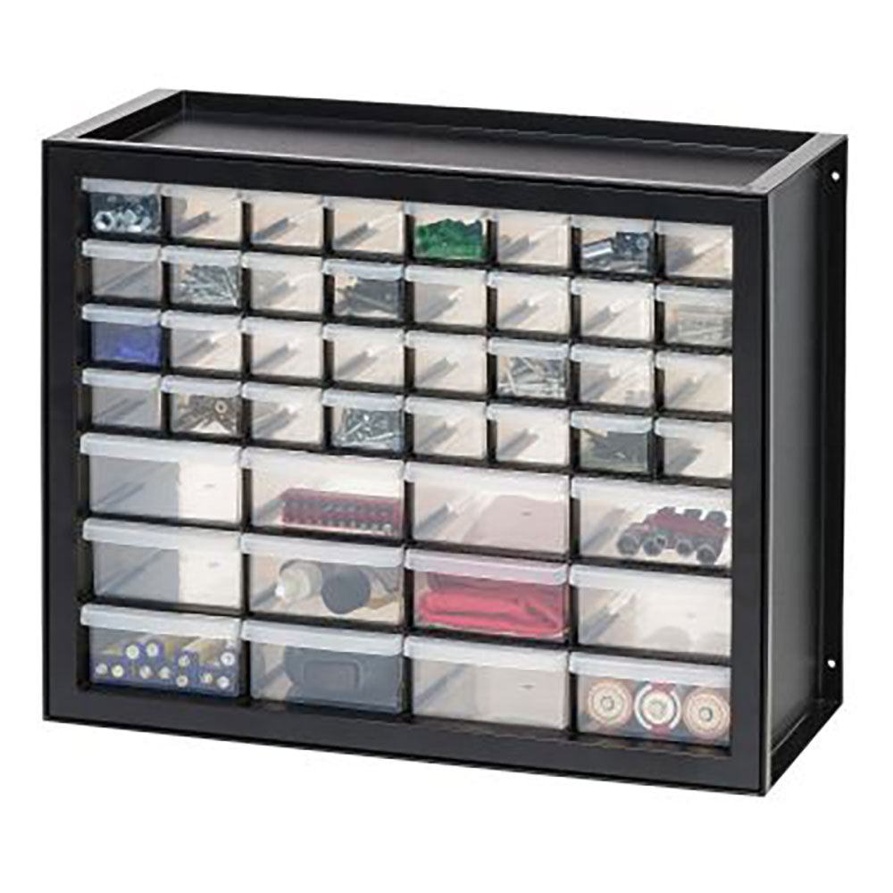 IRIS USA 2 Pack Screw Tool Organizer Small Parts Cabinet, 44-Drawers, Black - VMInnovations