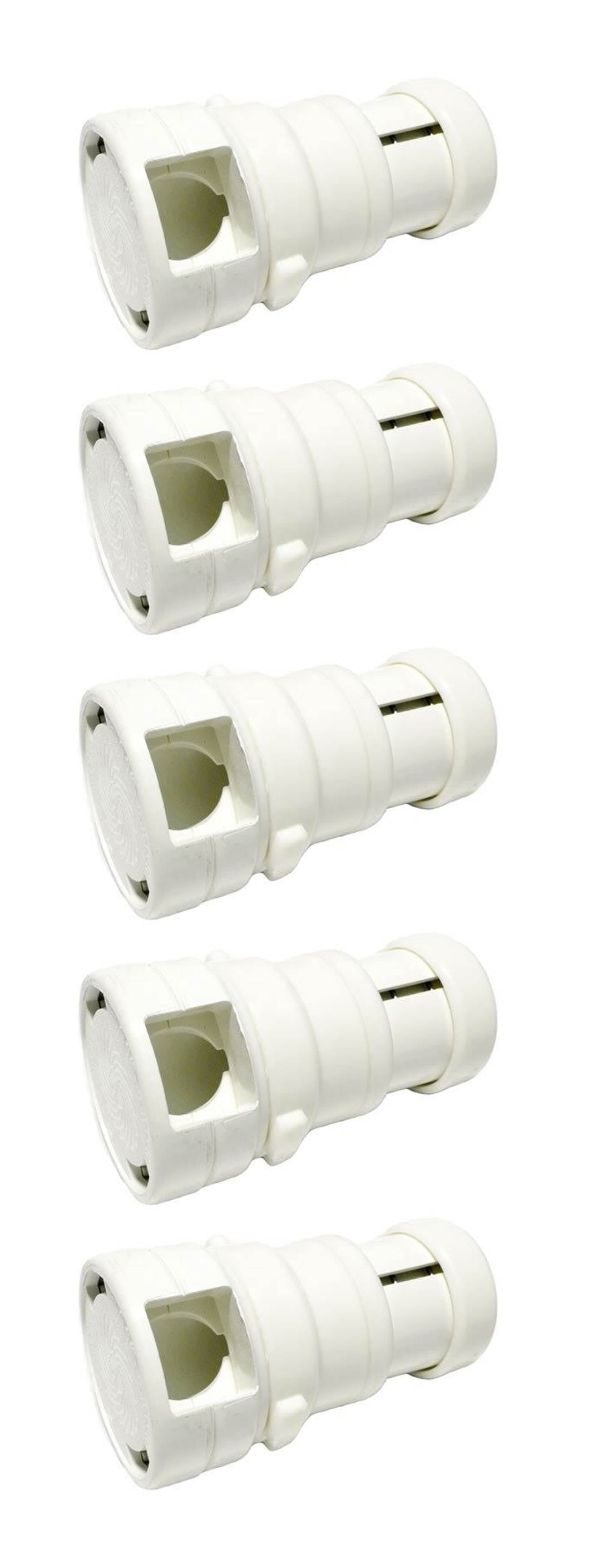 5) NEW Polaris Caretaker 99 Pool In Floor Pop Up Heads High Flow Swim CSI White
