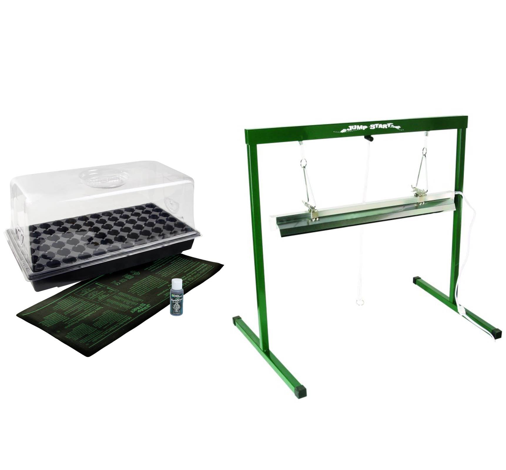 HYDROFARM CK64060 Germination Hot House w/ Heat Mat & JSV2 T5 Lighting System