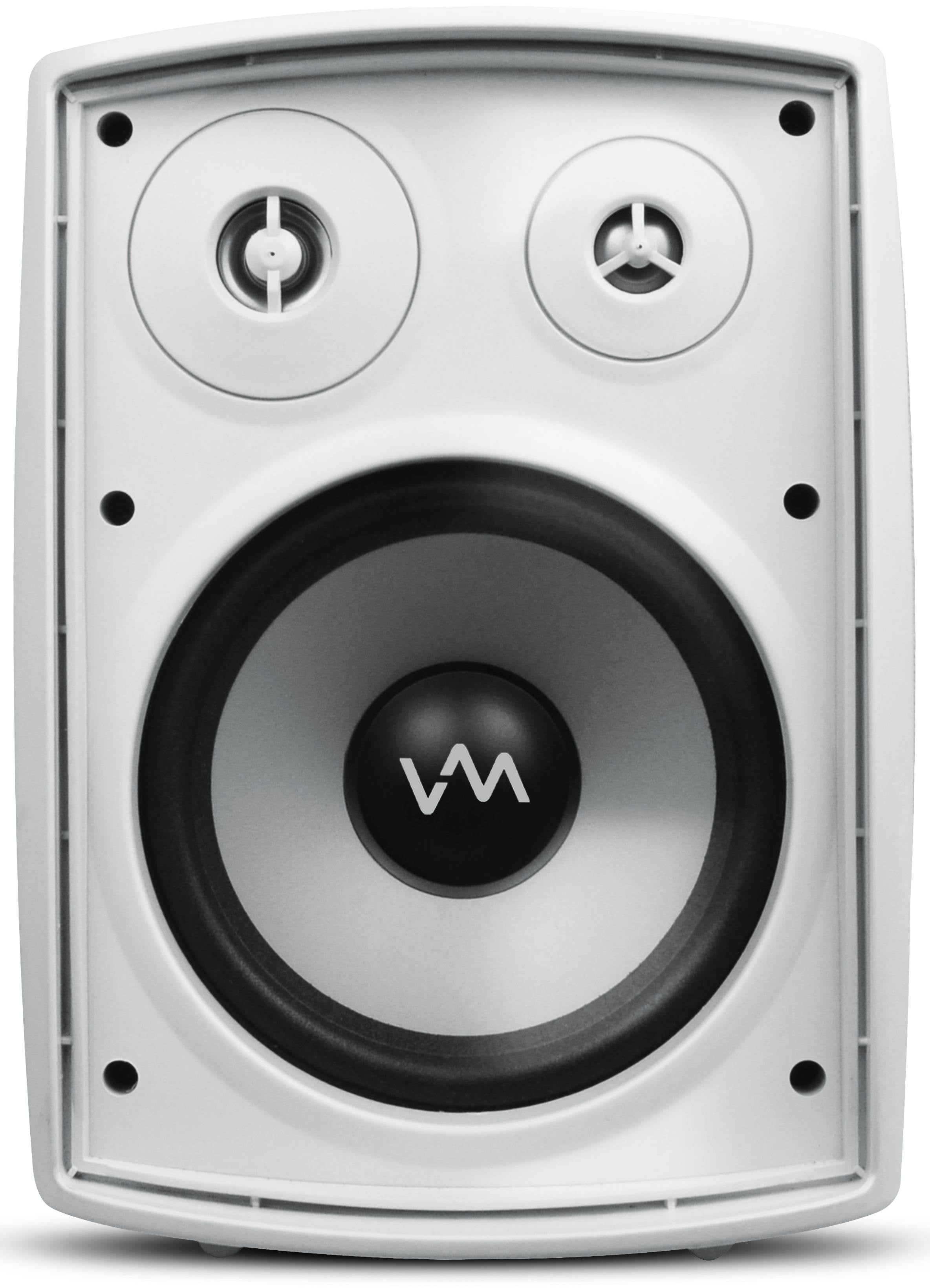 4) VM Audio SR-WOD6 White Waterproof Indoor/Outdoor Patio Porch Speakers (Four)