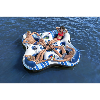 Bestway 101-Inch Rapid Rider 4-Person Floating Island Raft (Open Box)
