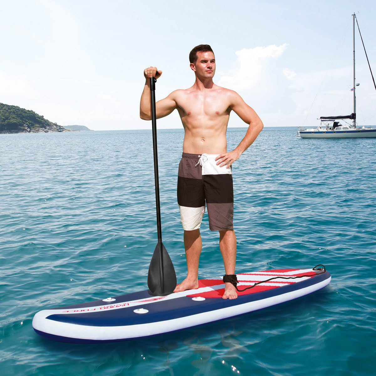Bestway Hydro-Force 11' Long Tail Inflatable SUP Stand Up Paddleboard | 65076