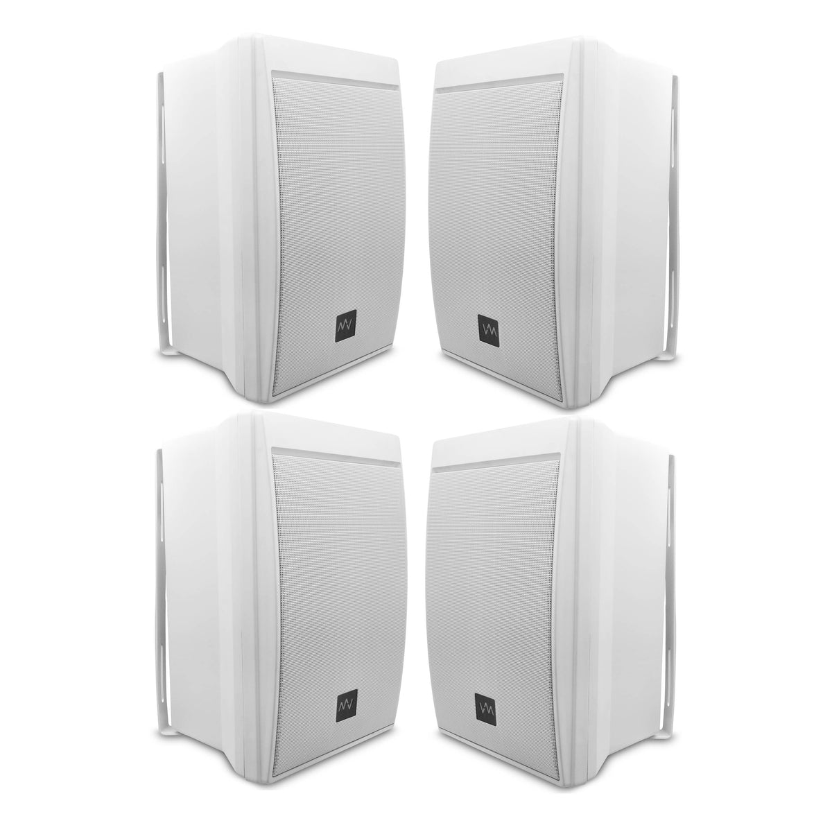 VM Audio 360W Weather-Proof Patio Speakers, 4 + Wiring | 2 x SR-WOD8 + PSC14100