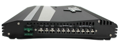 Lanzar VCT4110 2000W 4-Ch Car Audio Amplifier + 2-Farad Capacitor + 4 Ga Amp Kit