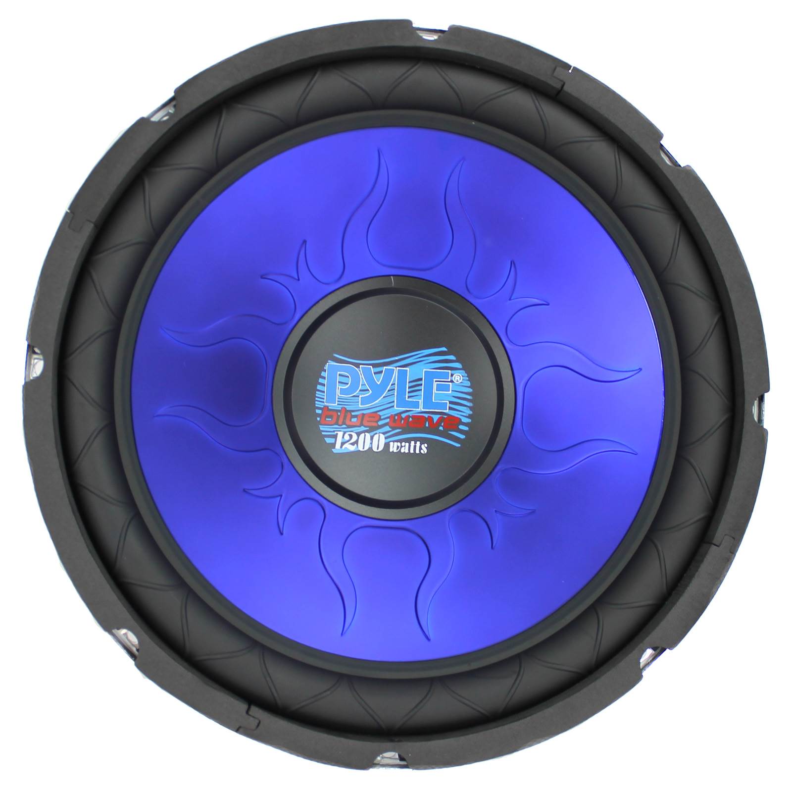 2) Pyle PL1290BL 12" 2400 Watt Car Subwoofers + 12" Dual Angled Sealed Sub Box