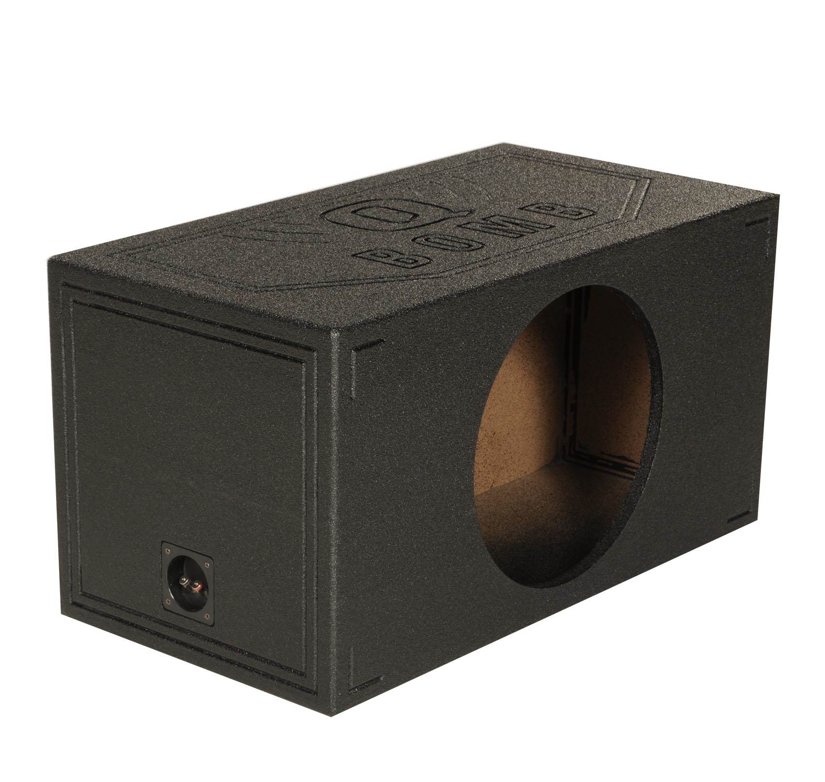 Q-POWER QBOMB15VL Single 15" Vented Ported Car Subwoofer Sub Box Enclosure(Used) - VMInnovations