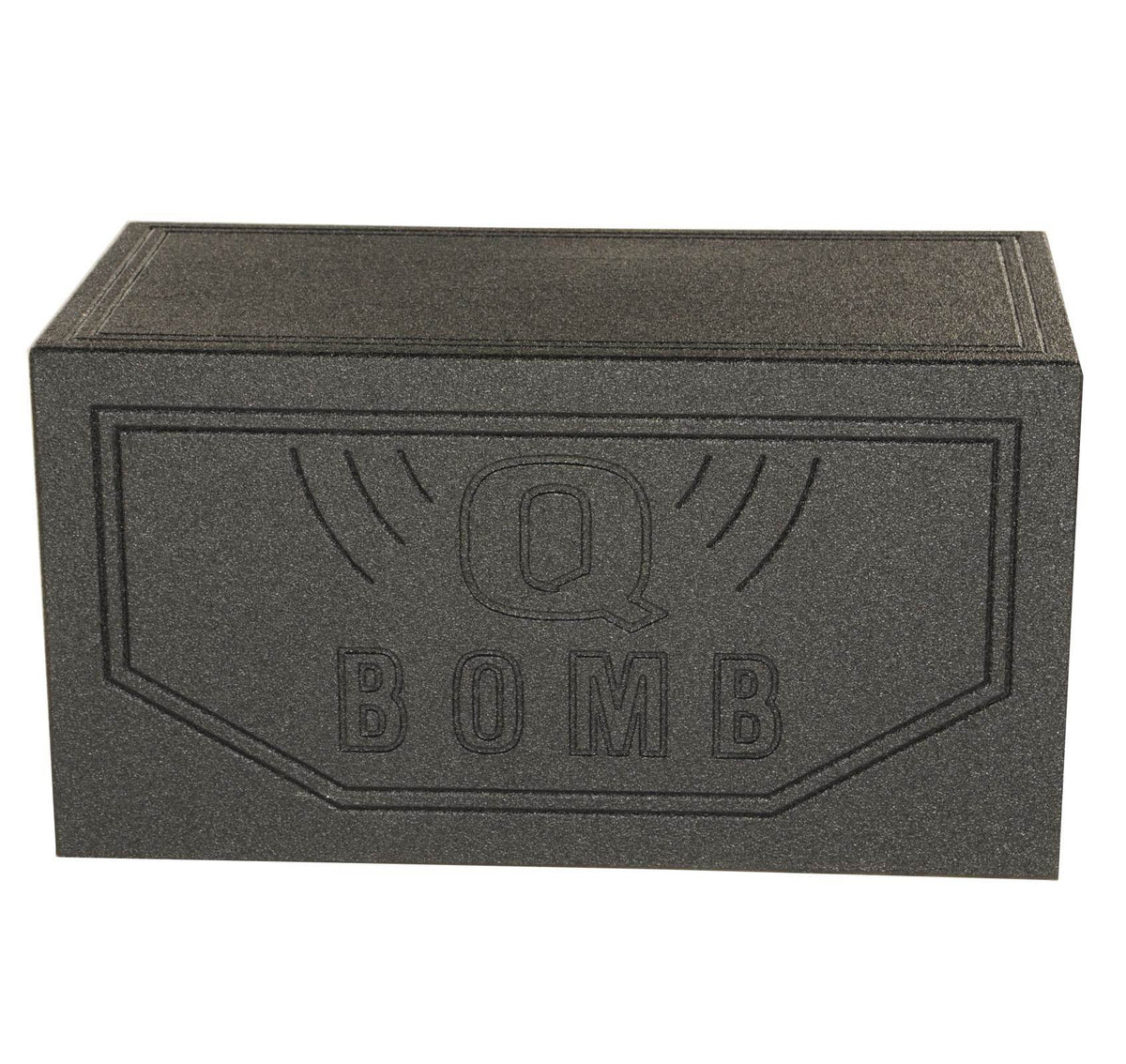 Q-POWER Single 15" Vented Ported Car Subwoofer Sub Box Enclosure QBOMB (Damaged)