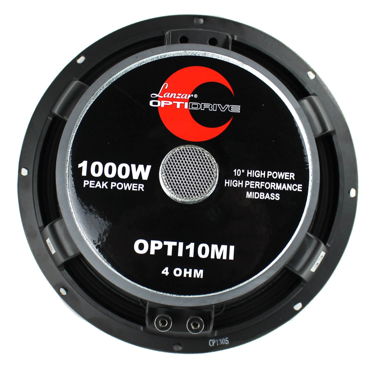 4) Lanzar OPTI10MI 10" 4000 Watt 4-Ohm High Power Mid Bass Car Audio Speakers