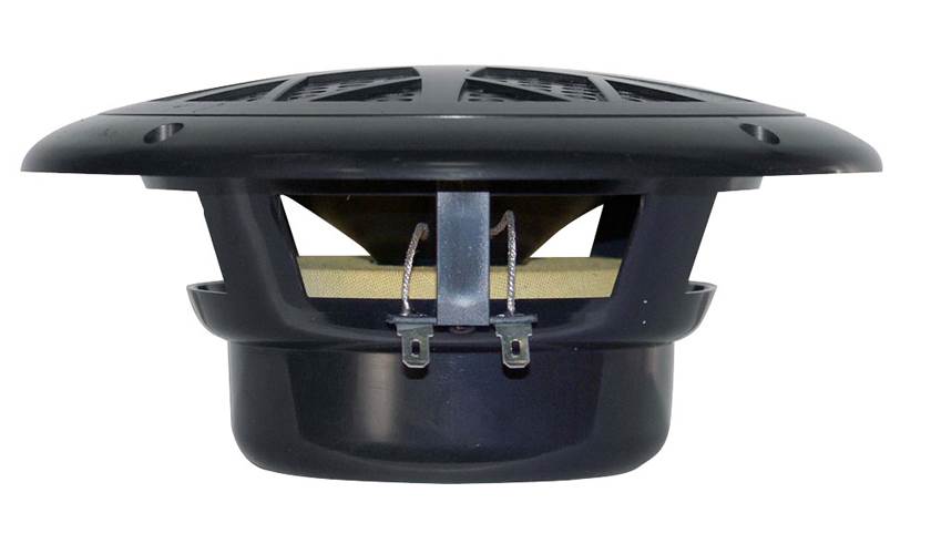2) Pyle PLMR41B 4" 100W Marine Speakers Black + 2) Kicker 4" Tower Enclosures