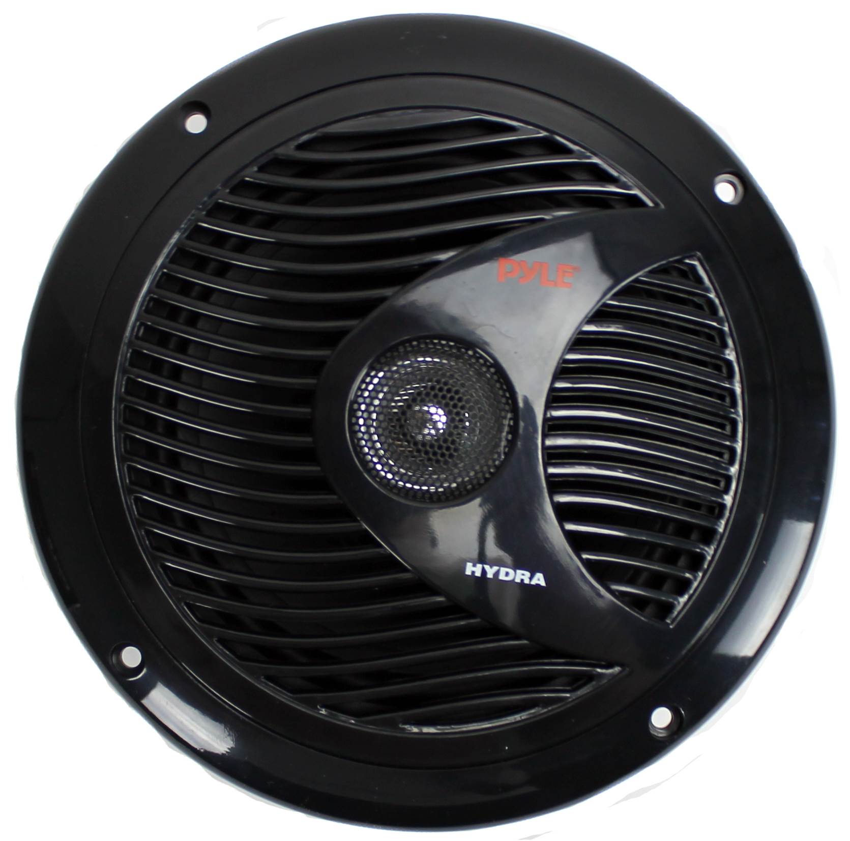 4) Pyle PLMR60B 6.5" 300W Marine Speakers Black + 2) 6.5" Dual Tower Enclosures