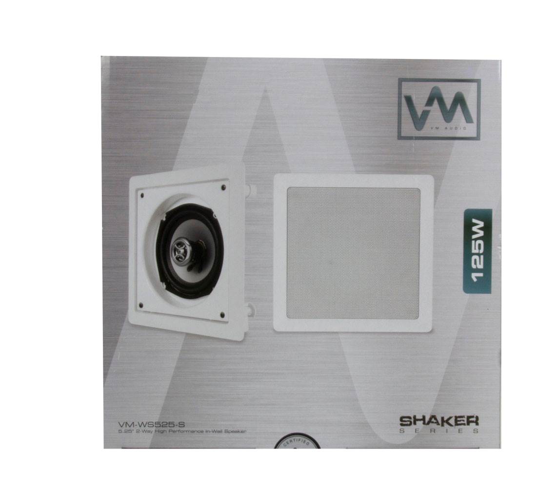 VM AUDIO 5.25" 5.1 In Wall In Ceiling Full Home Theater Surround Sound System