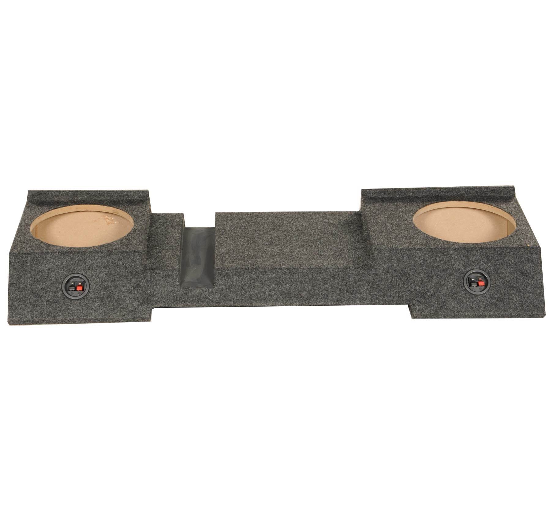 QPower Dual 10" Sealed Downfire Sub Box for GMC and Chevy Avalanche, All Years - VMInnovations