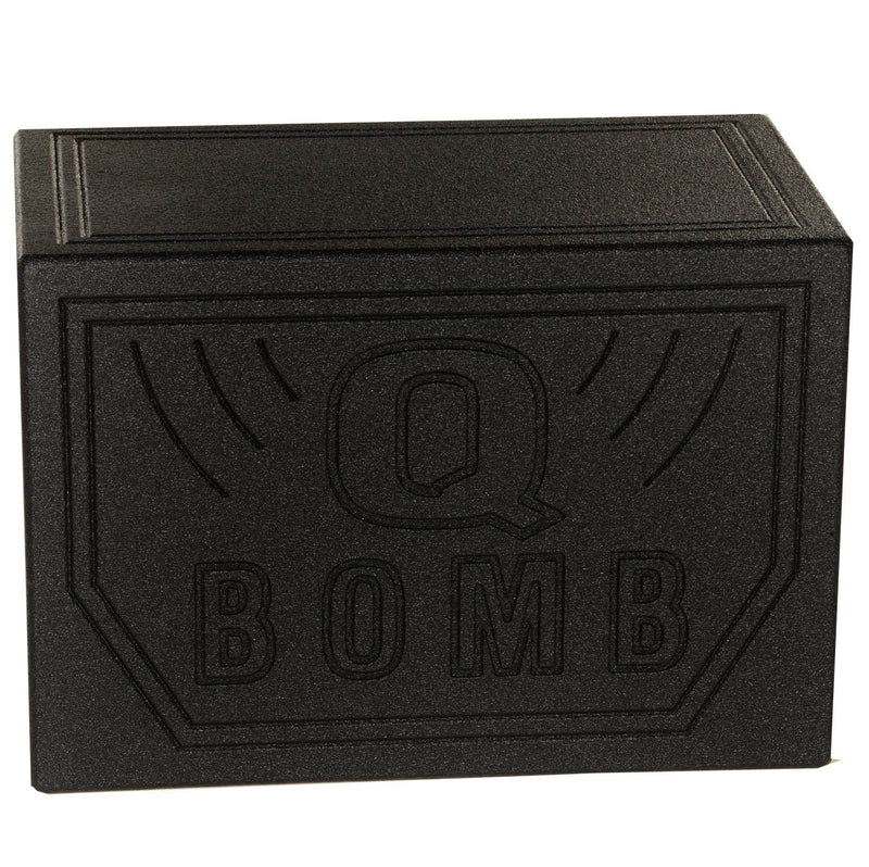 QPower Single 10" Vented Ported Car Subwoofer Sub Box Enclosure QBOMB(For Parts)