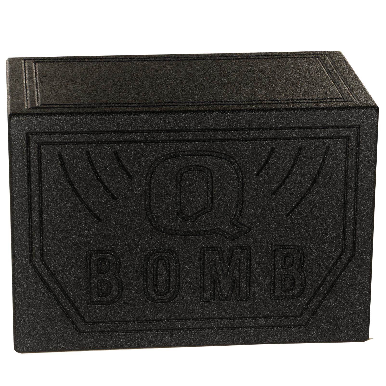 Q-POWER QBOMB10VL Single 10" Vented Ported Car Sub Box Enclosure (Open Box) - VMInnovations