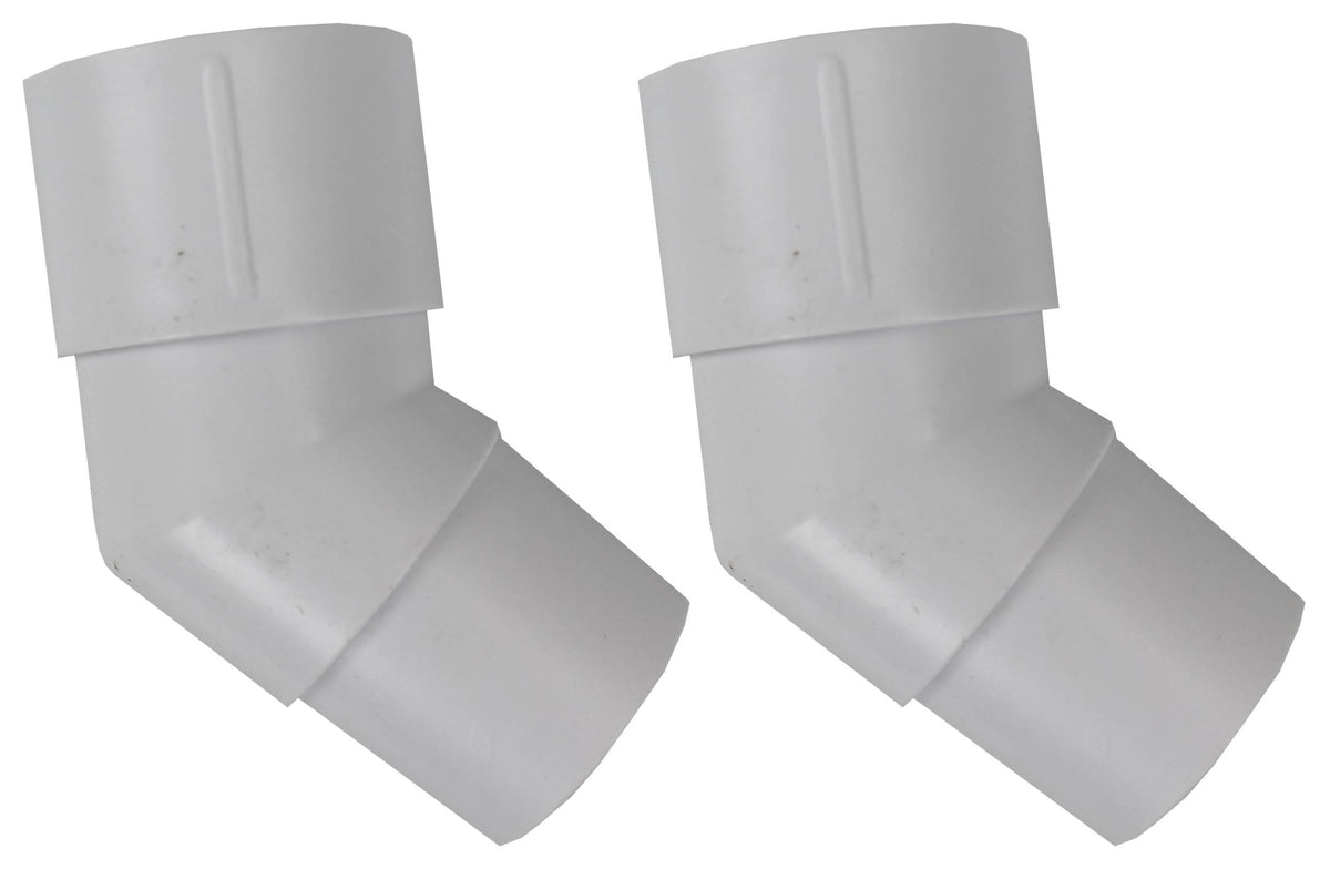 2) NEW Pentair K12078 Swimming Pool Cleaner 45º Degree Hose Connector Elbow Kits