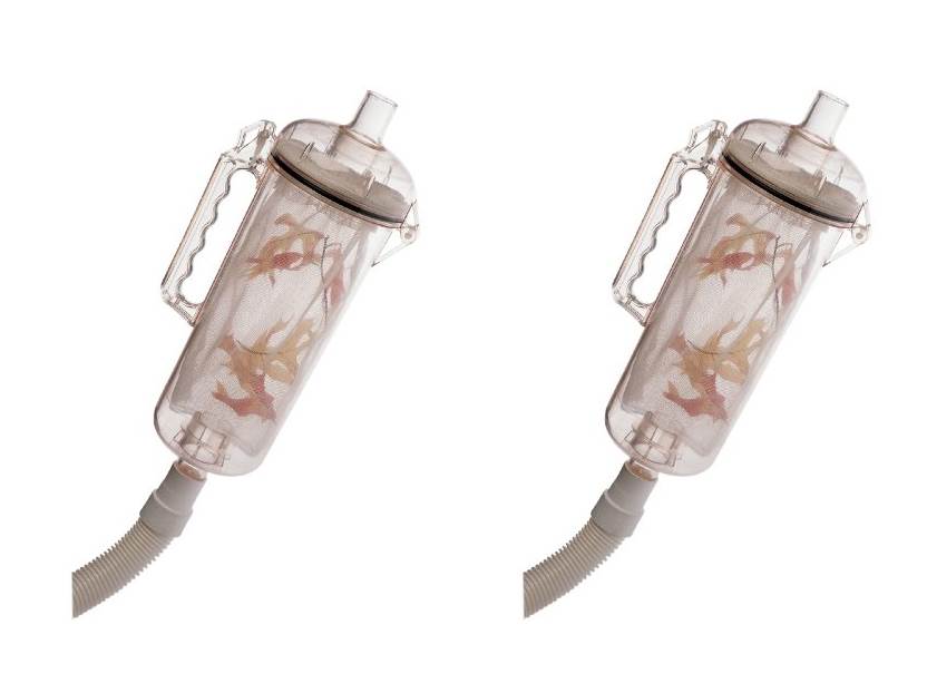 2) NEW Pentair R211084 186A Pool Cleaner Clear Replacement Leaf Trap Canisters