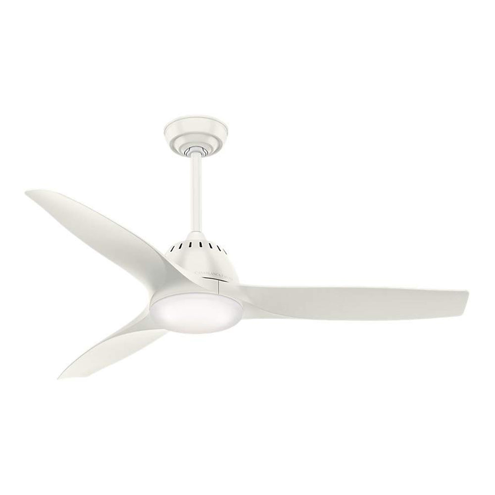 Hunter Fan 52-Inch Ceiling Fan with LED Lights and 3 Blades, White (Open Box)