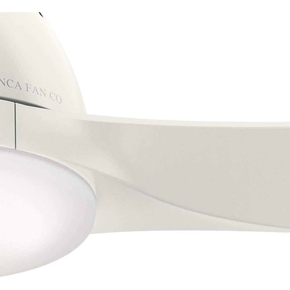 Hunter Fan 52-Inch Ceiling Fan with LED Lights and 3 Blades, White (Used)