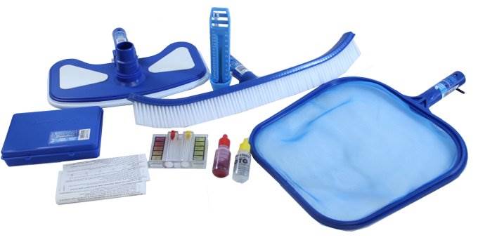 Hydrotools 8610 Premium Swimming Pool Maintenance Kit w/ 4'-12' Telescopic Pole