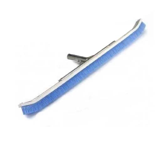 Pentair R111342 Pool Wall Aluminum Back Curved Brush w/ 7'-21' Telescopic Pole