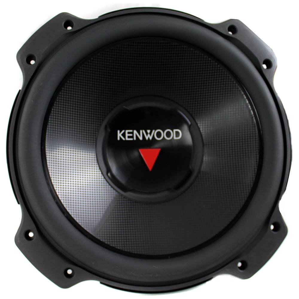 Kenwood 12 Inch 2000 Watt 4 Ohm Single Voice Coil Audio Subwoofer (Used)
