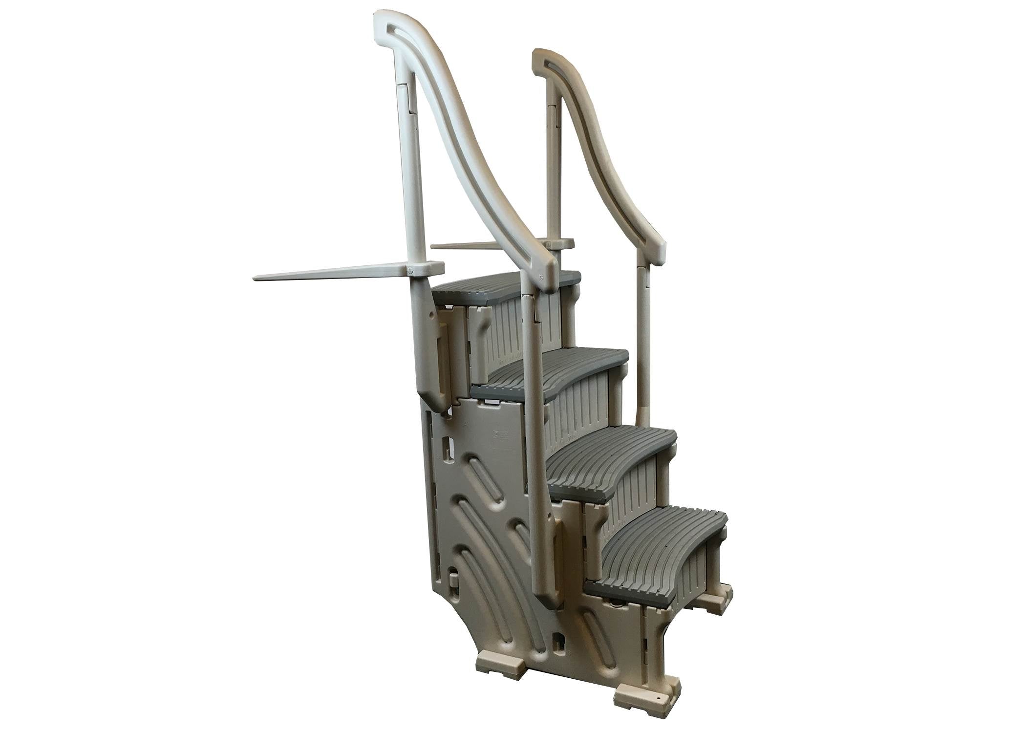 Confer Above Ground CCXAG Pool Ladder Steps + 8100X Steps + CCXAG2 Add on + Pad