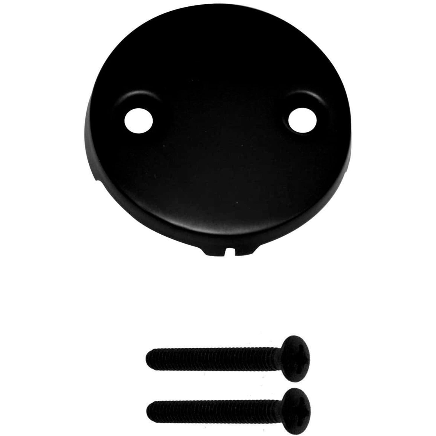 Westbrass 593244-62 Polymer Metal Overflow Tiptoe Bath Drain, Black (1 Pack) - VMInnovations