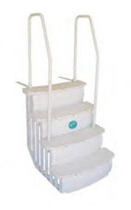 NEW Main Access iStep Above Ground Pool Entry Ladder w/ Mat Pad + 2 Sand Weights - VMInnovations