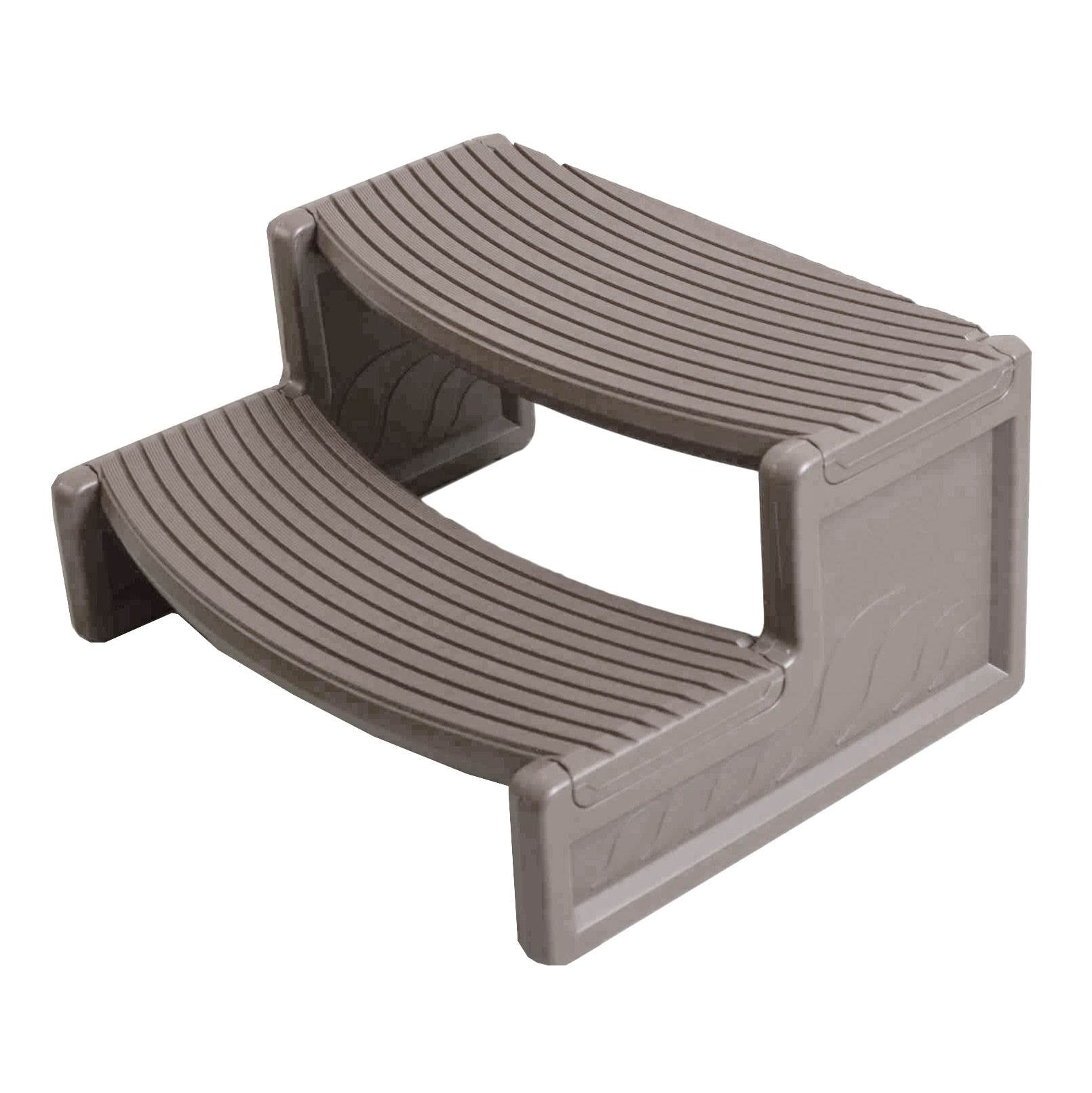 Confer Plastics HS2-X Resin Spa Hot Tub Handi-Step RV Steps | Taupe (Open Box)
