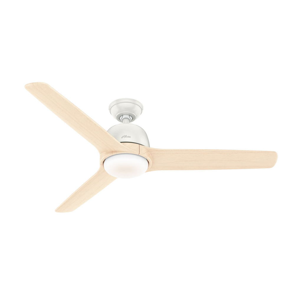 Hunter Fan Company 59423 Norden 54-Inch Multiple Speeds Ceiling Fan, Fresh White