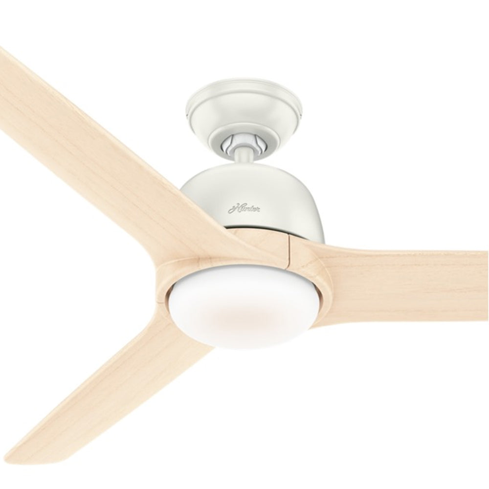 Hunter Fan Company 59423 Norden 54-Inch Multiple Speeds Ceiling Fan, Fresh White