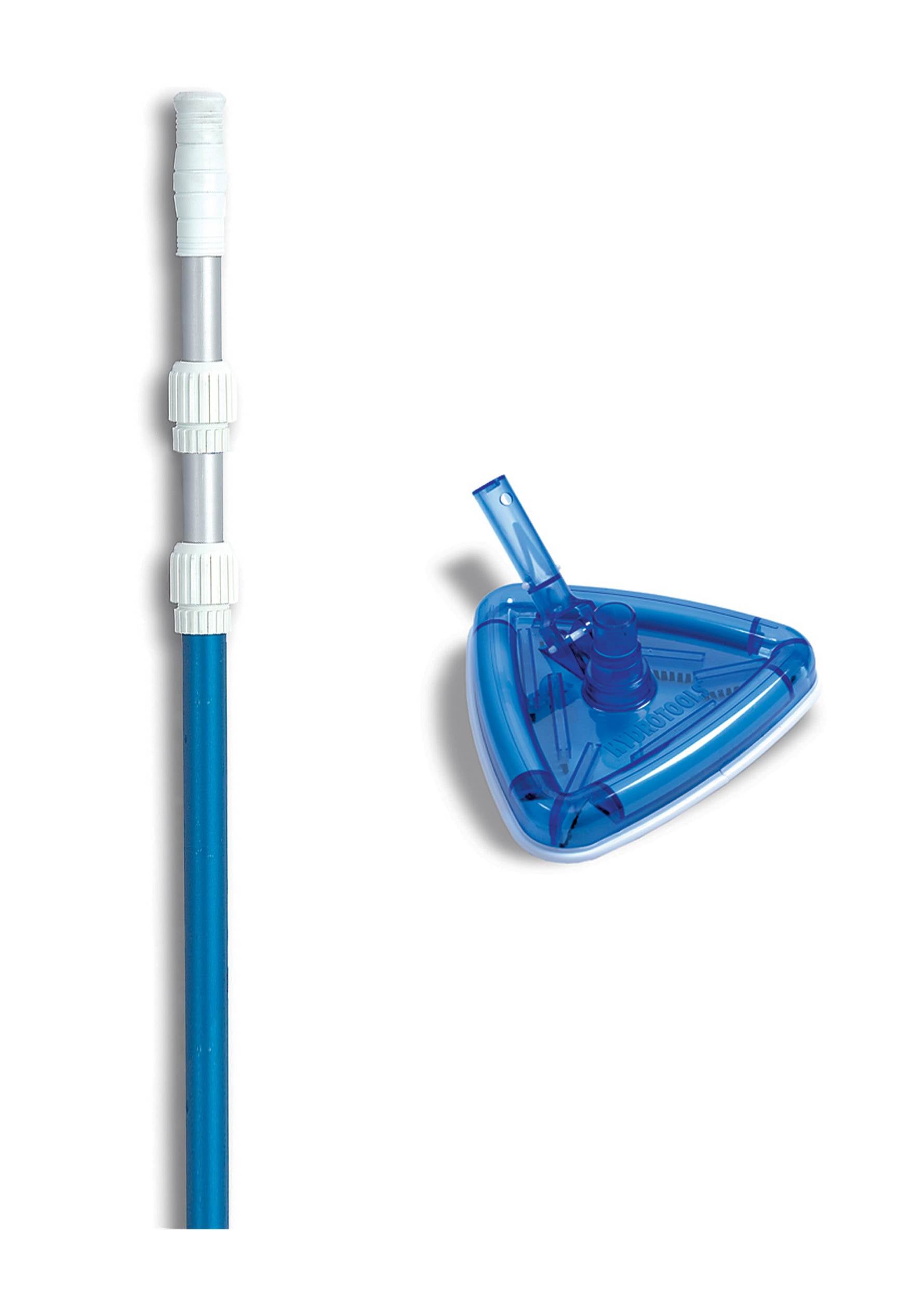 NEW Hydrotools 8145 Weighted Swimming Pool Vacuum Head w/ 7-21' Telescopic Pole