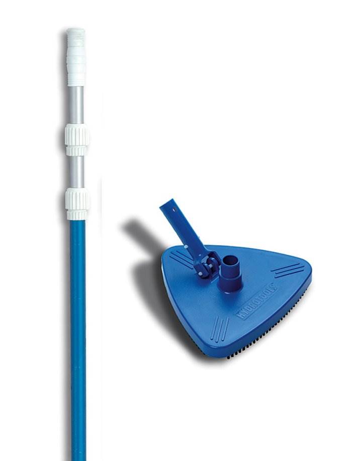 NEW Hydrotools 8145 Weighted Swimming Pool Vacuum Head w/ 5-15' Telescopic Pole