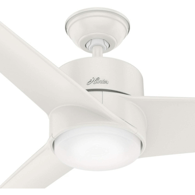 Hunter 59470 Havoc 54 Inch Indoor/Outdoor Ceiling Fan w/LED, Fresh White Finish