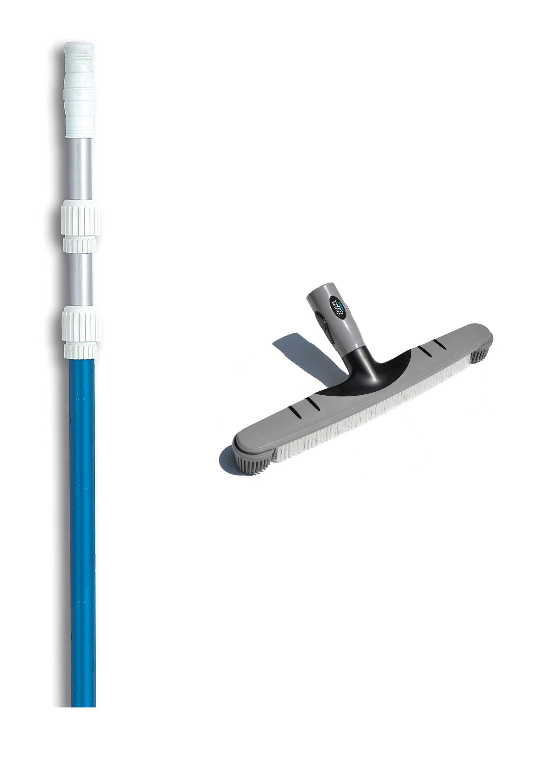 Hydrotools 82600 H20 PRO 18" Pool Spa Rotating Brush w/ 7-21' Telescopic Pole