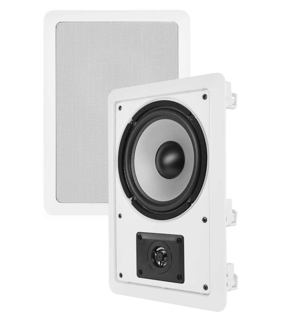 VM Audio Shaker 6." 5.1 In Wall Surround Sound Theater System + Pyle PT570AU Amp