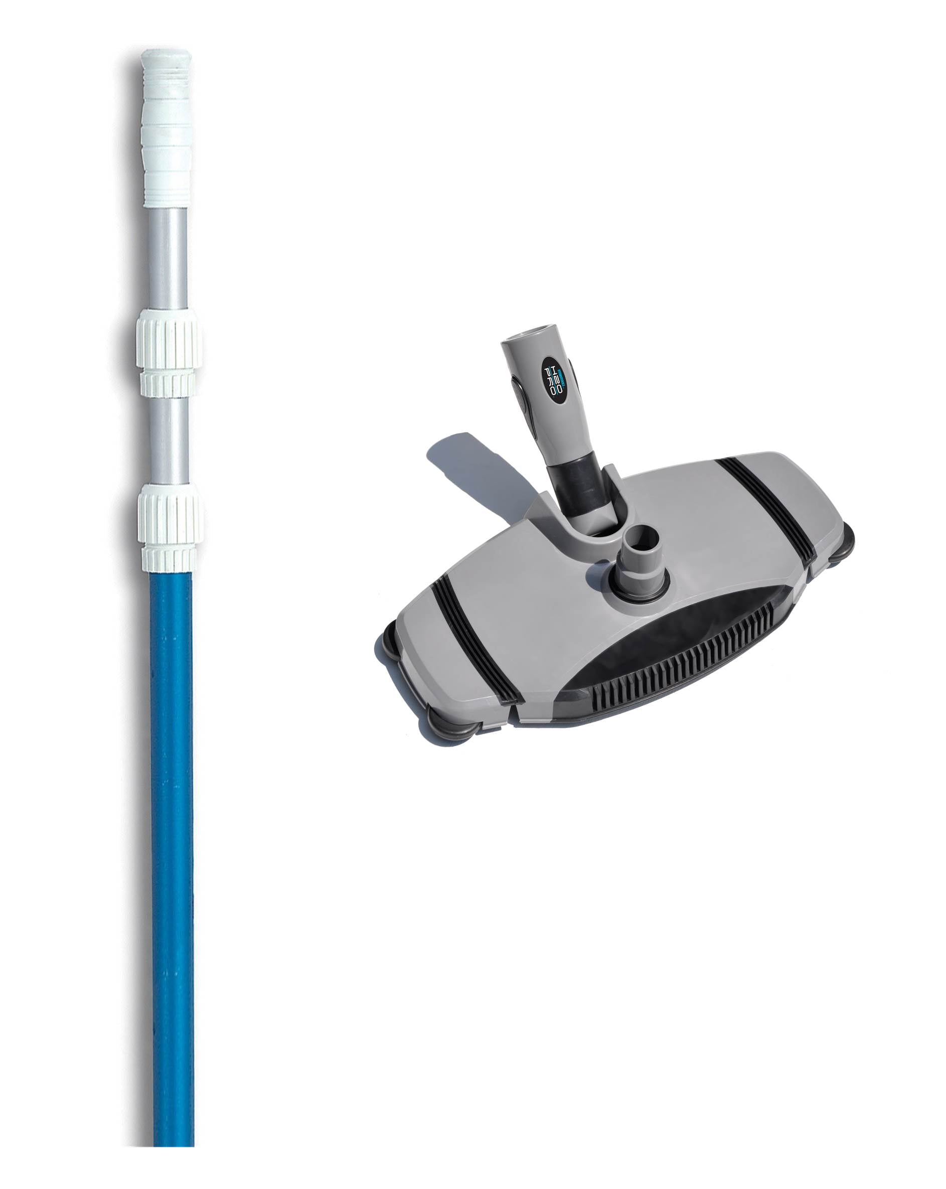NEW Hydrotools 81600 H2O PRO 15" Pool Flex Vacuum Head w/ 5-15' Telescopic Pole - VMInnovations