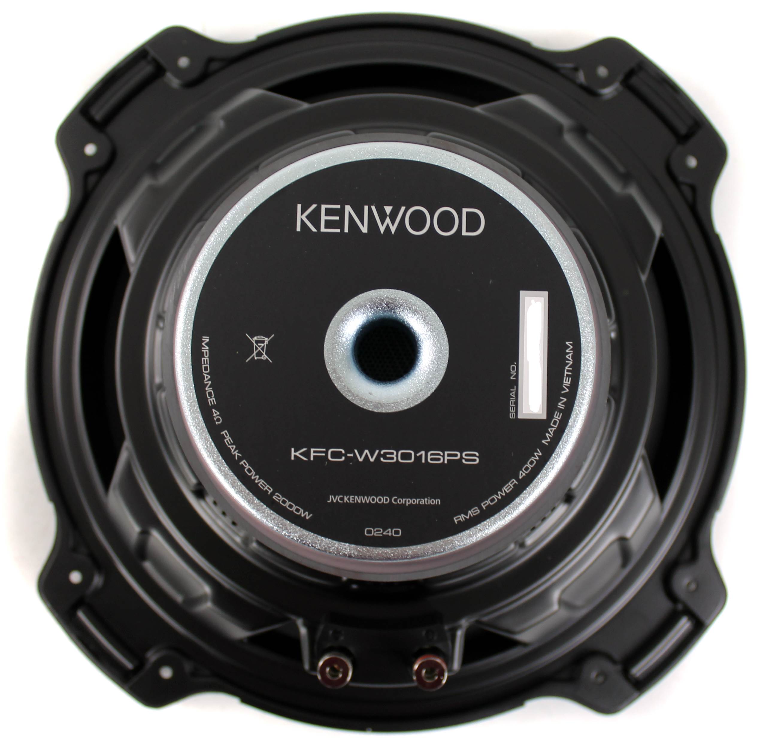 Kenwood KFC-W3016PS 12" 4000 WATT Car Audio Subwoofers Subs Woofers 4 Ohm