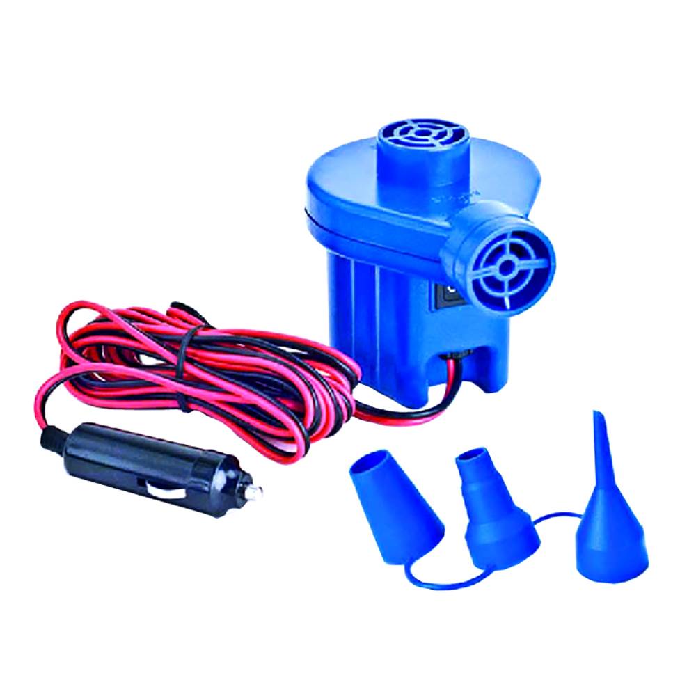 Swimline 36" American Flag Swimming Pool Tube Float + 12-Volt Electric Air Pump