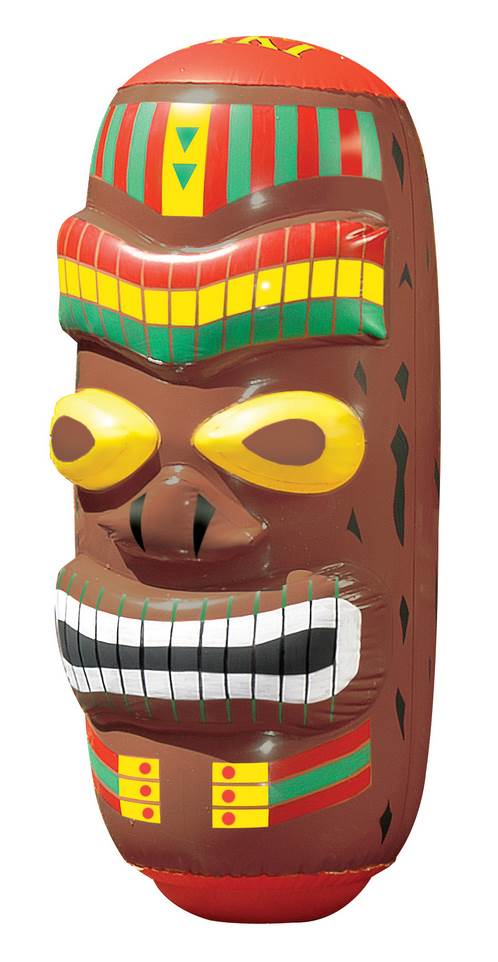 Swimline 90240 Swimming Pool Inflatable Tiki Totem Pole with Electric Air Pump - VMInnovations